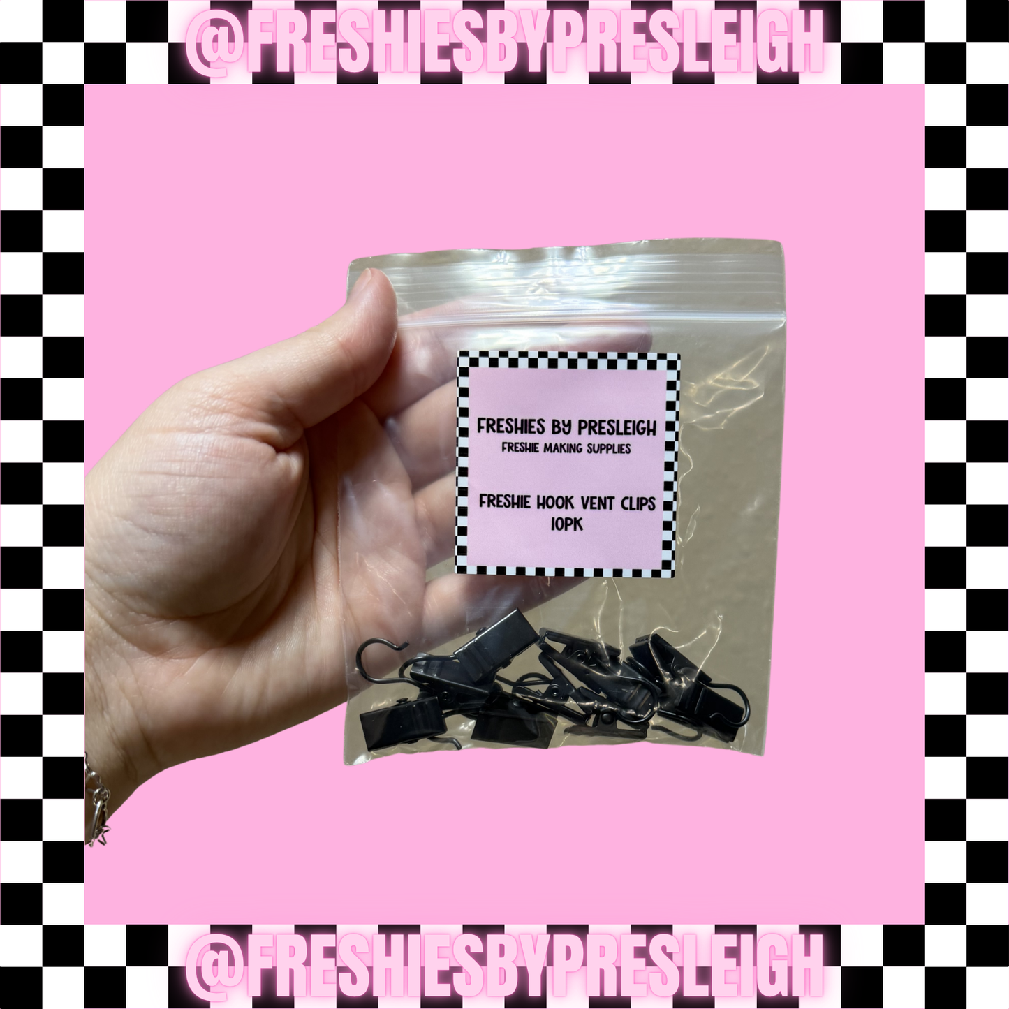 Freshie Hook Vent Clips