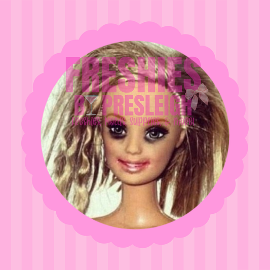 Crash Out B Doll Freshie Card Stock