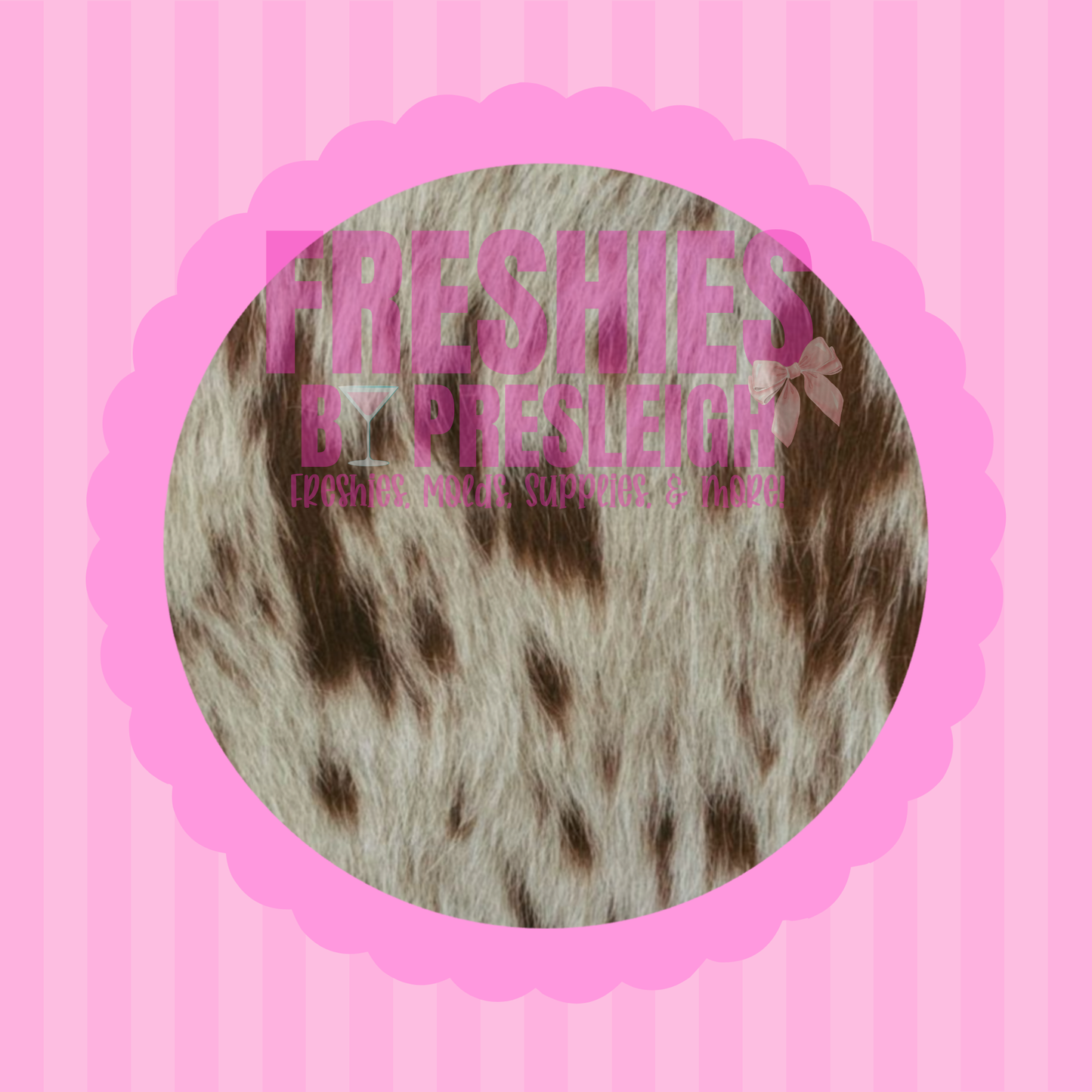 Cowhide Freshie Card Stock