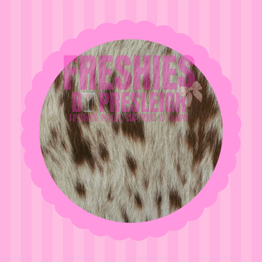 Cowhide Freshie Card Stock