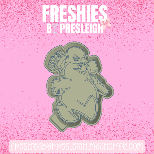 The Snowman Freshie Mold