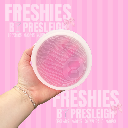 Zebra 8 Ball Freshie Mold