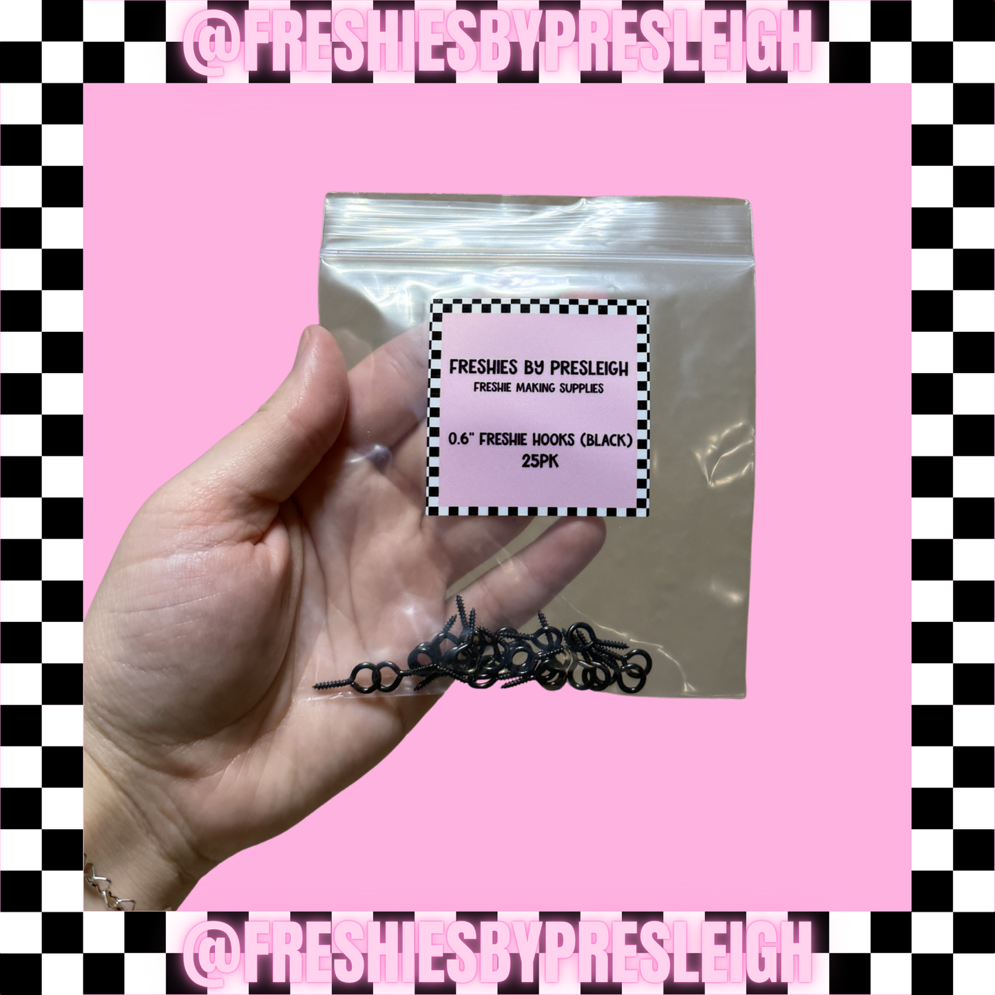 0.6" Freshie Screw Hooks