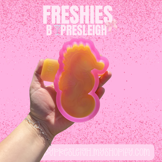 Seahorse Freshie Mold