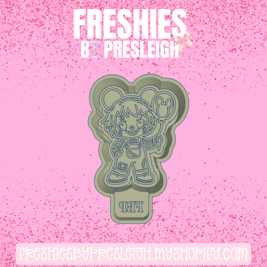 Cute Chucky with Ears Freshie Mold