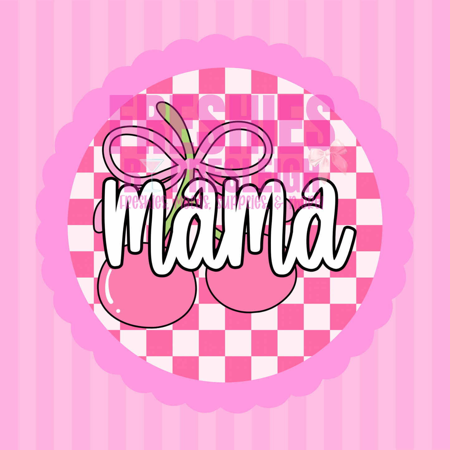 Cherry Mama Freshie Card Stock