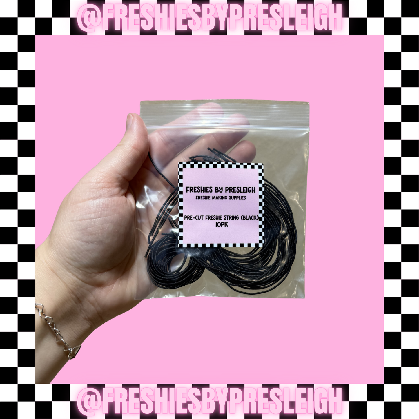 Pre-Cut Elastic Freshie String