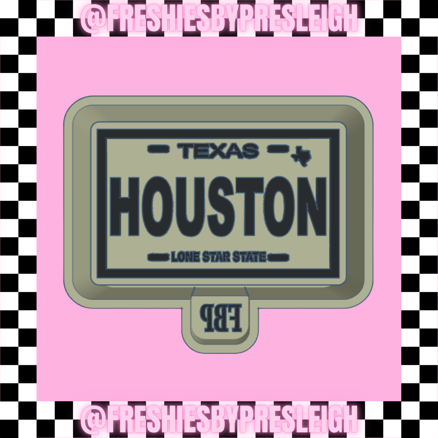 H-Town Plate Freshie Mold