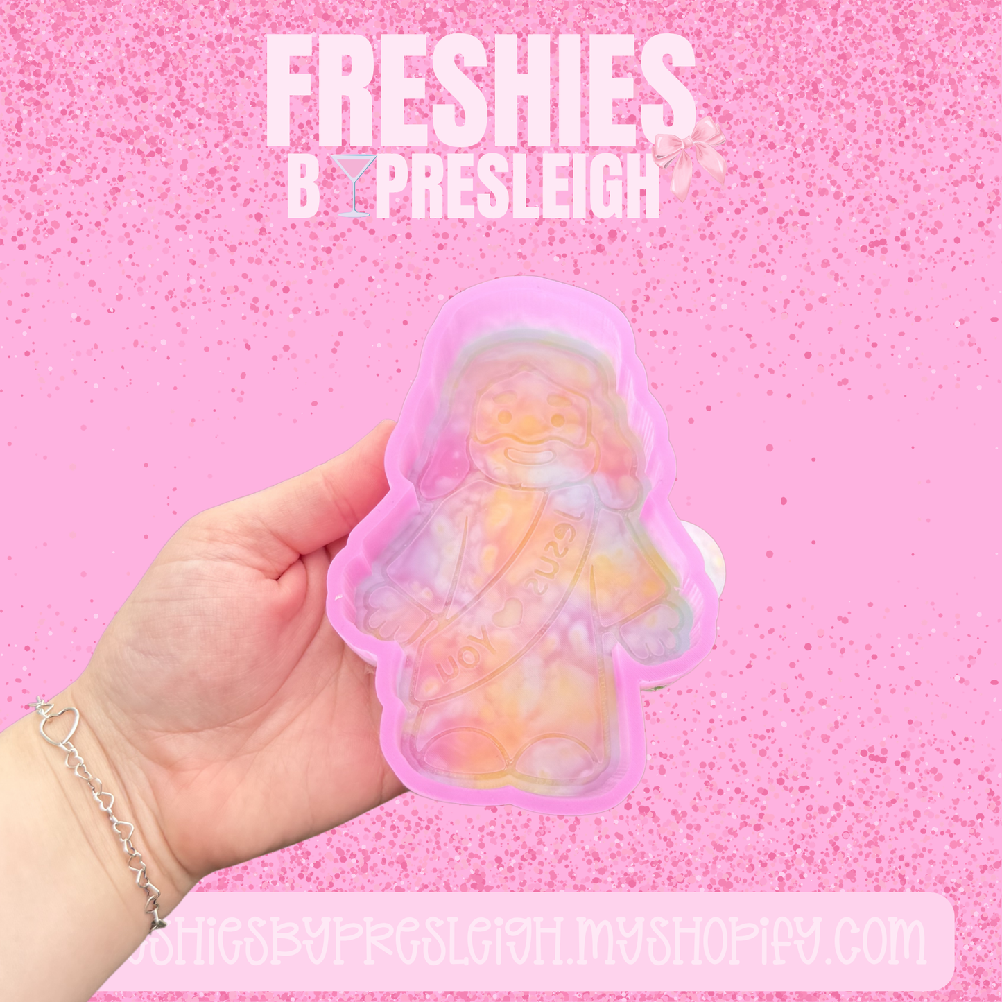 Jesus Loves You Freshie Mold