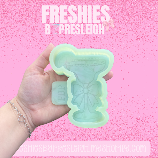 Margarita Bow Glass Freshie Mold