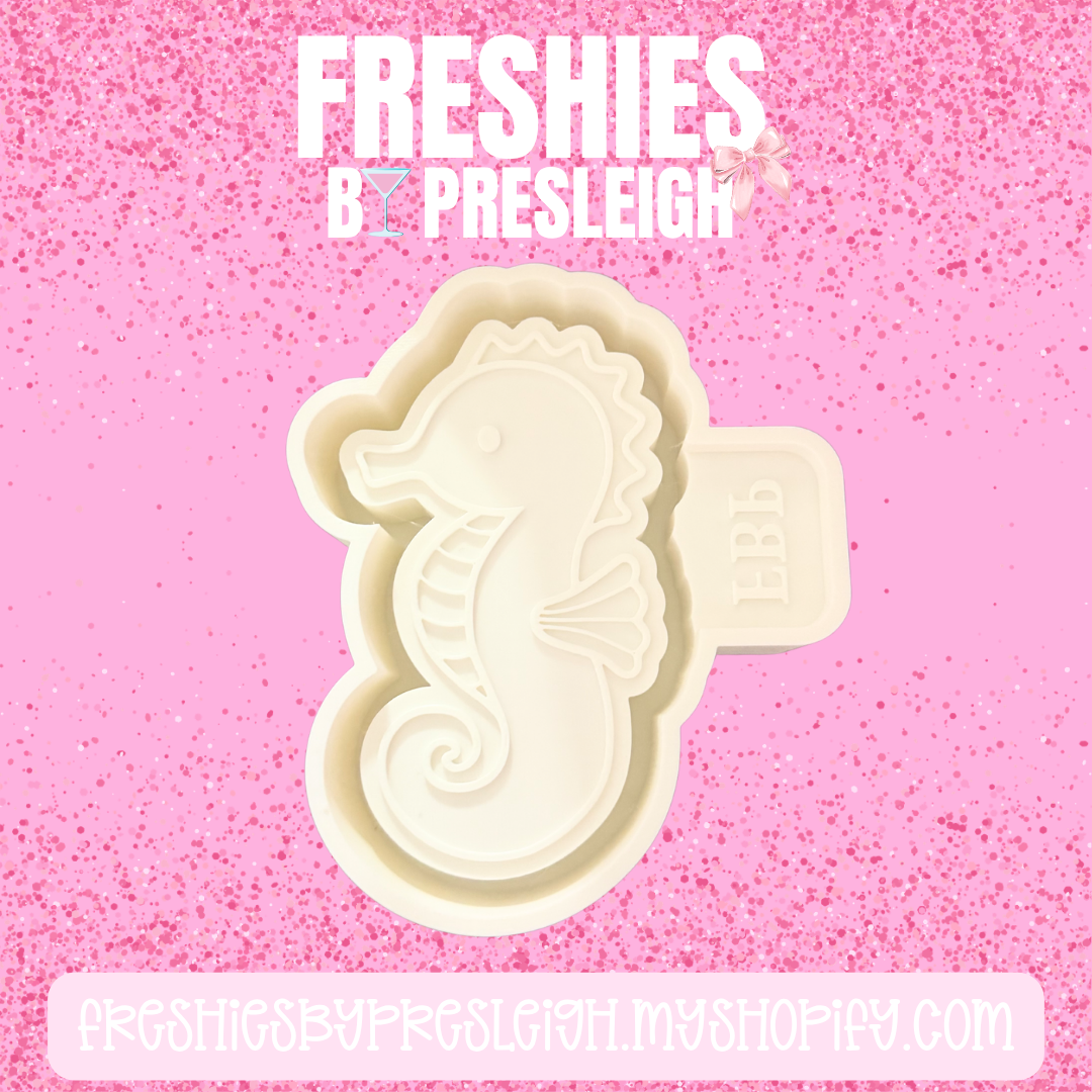 Seahorse Freshie Mold