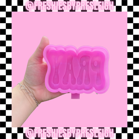 Groovy Pray Freshie Mold