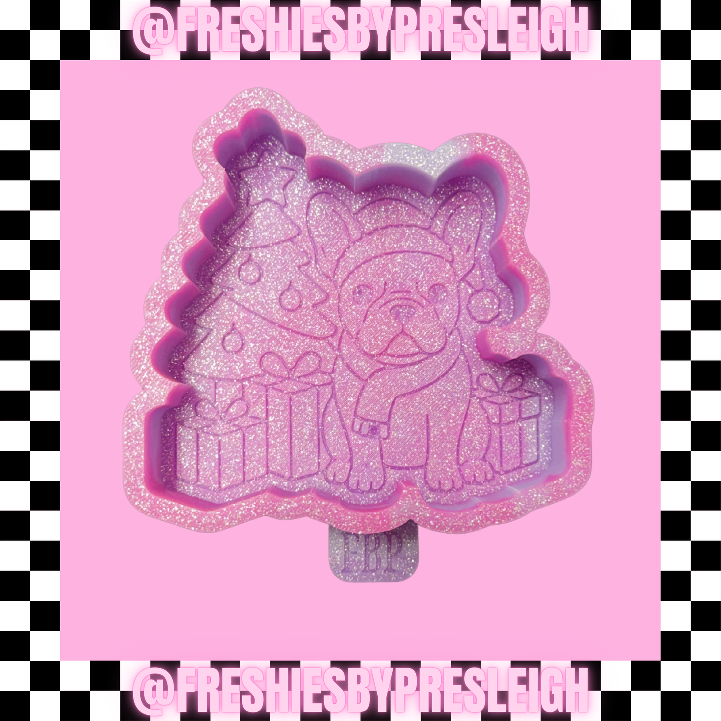 Festive Frenchie Freshie Mold
