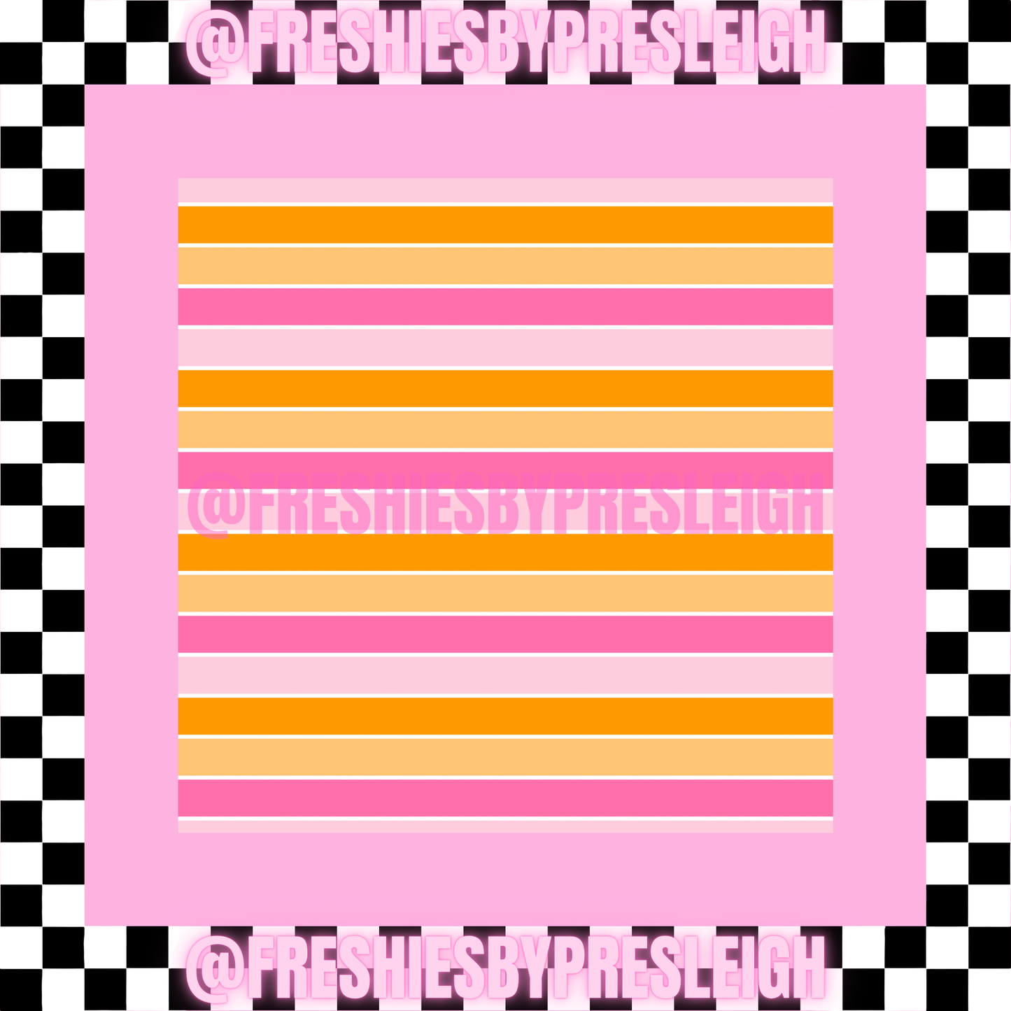 Fall Pattern (Square) Freshie Card Stock