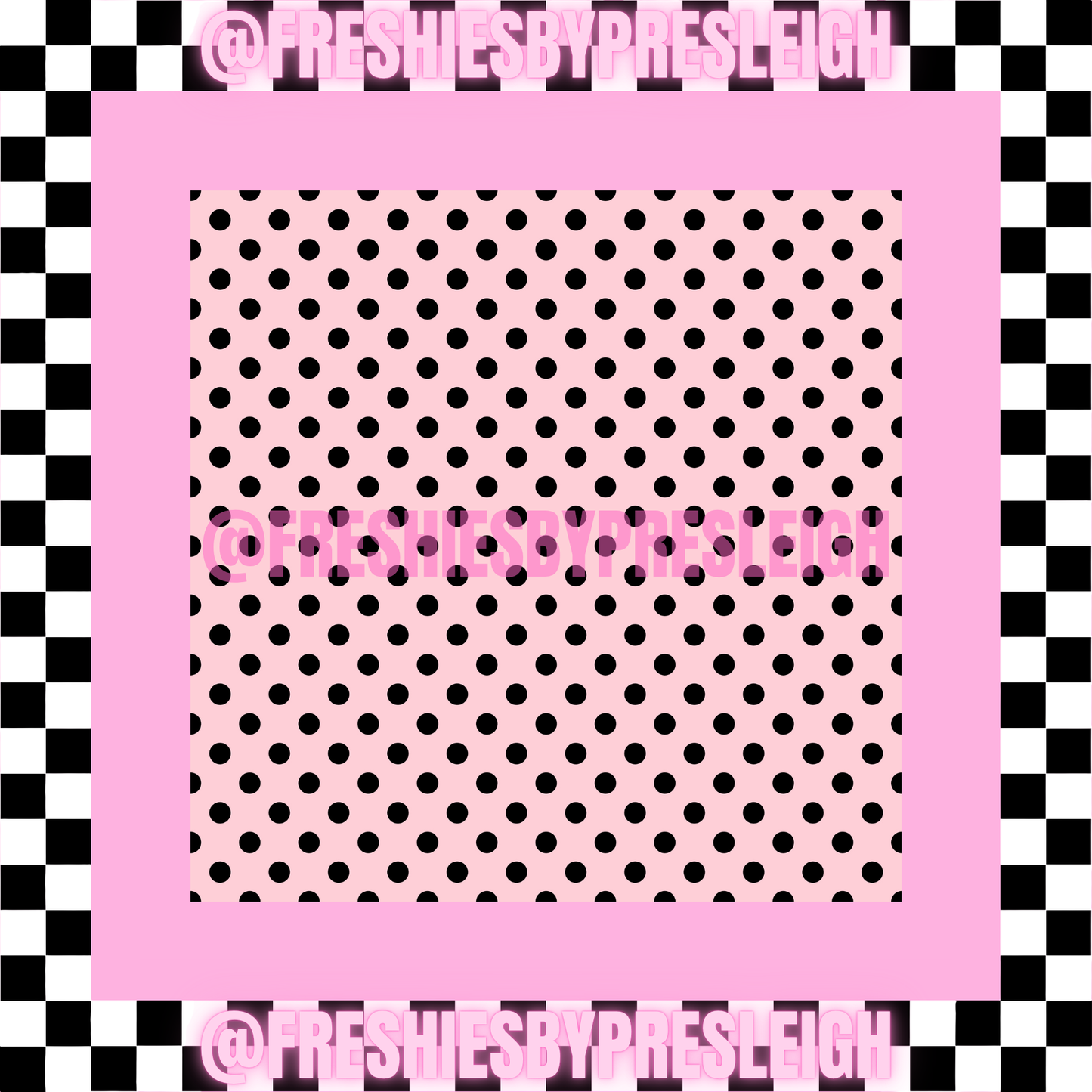 Fall Polka Dot (Square) Freshie Card Stock