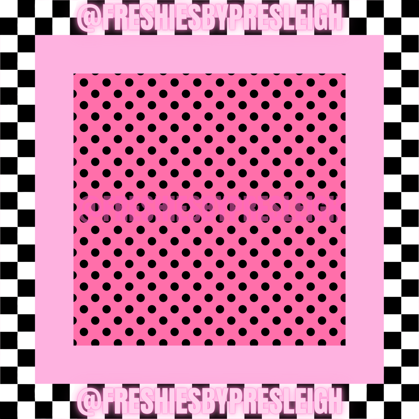 Fall Polka Dot (Square) Freshie Card Stock