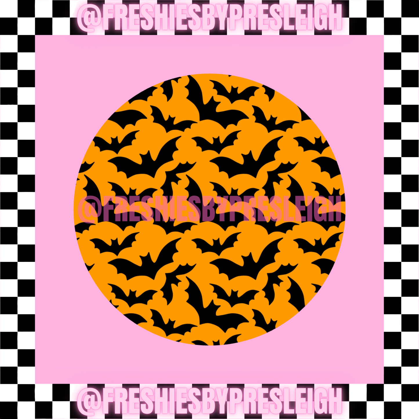 Fall Themed (Round) Freshie Card Stock