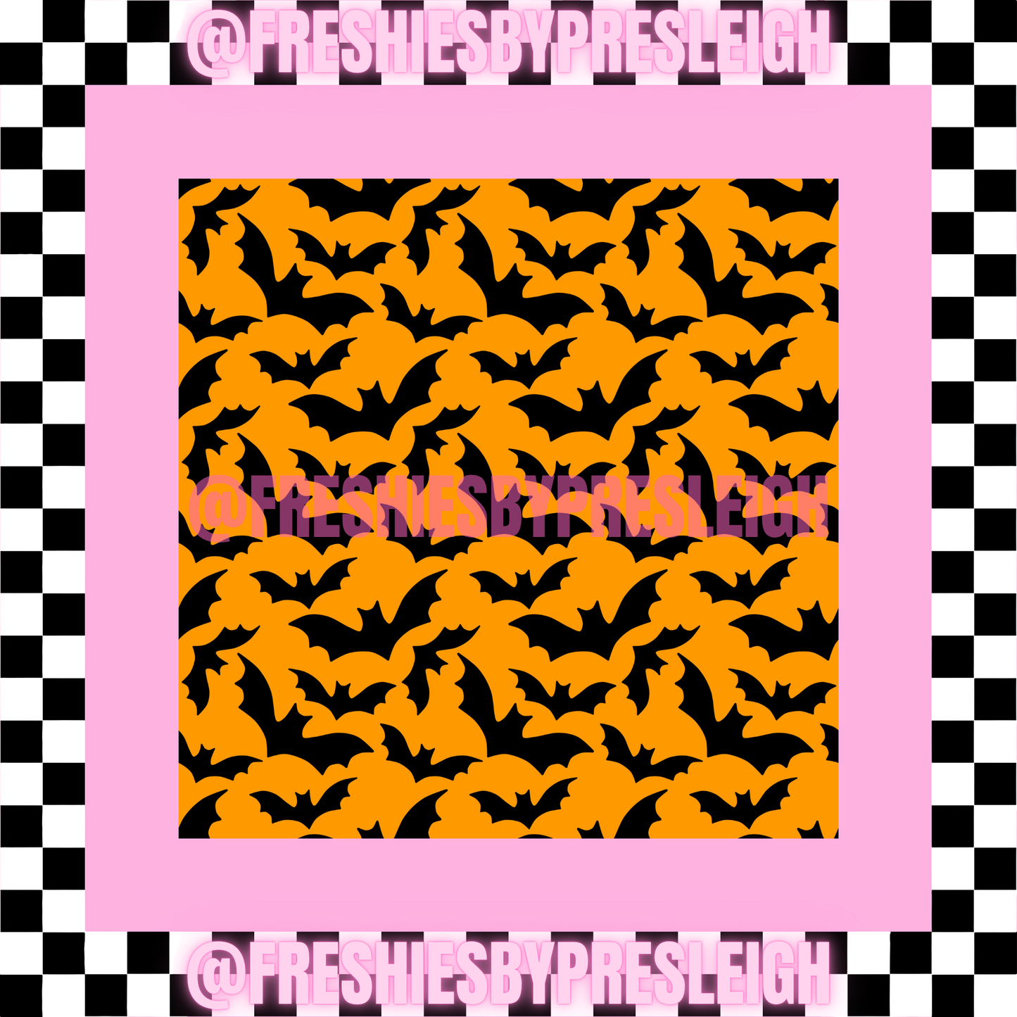 Fall Themed (Square) Freshie Card Stock