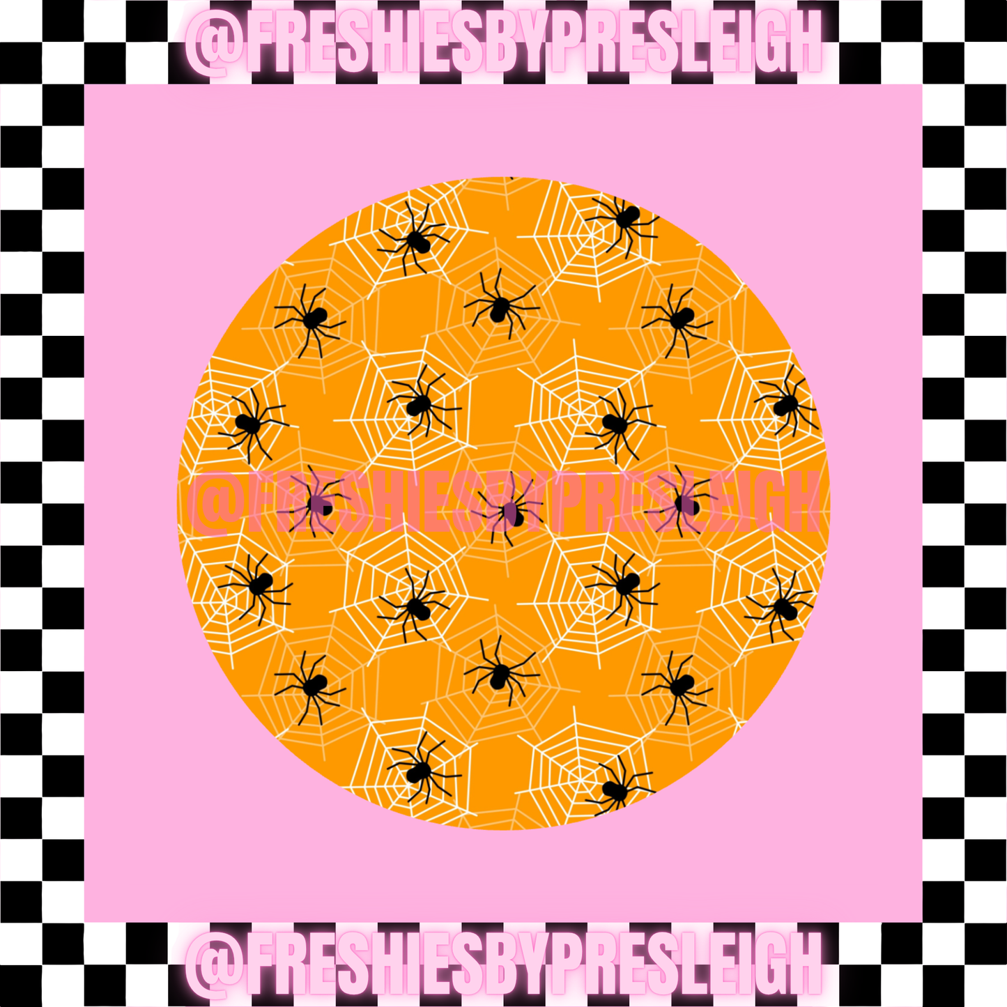 Fall Themed (Round) Freshie Card Stock