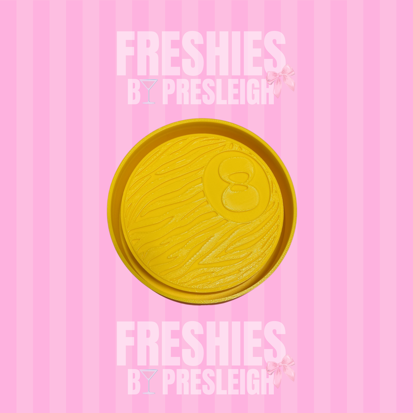 Zebra 8 Ball Freshie Mold