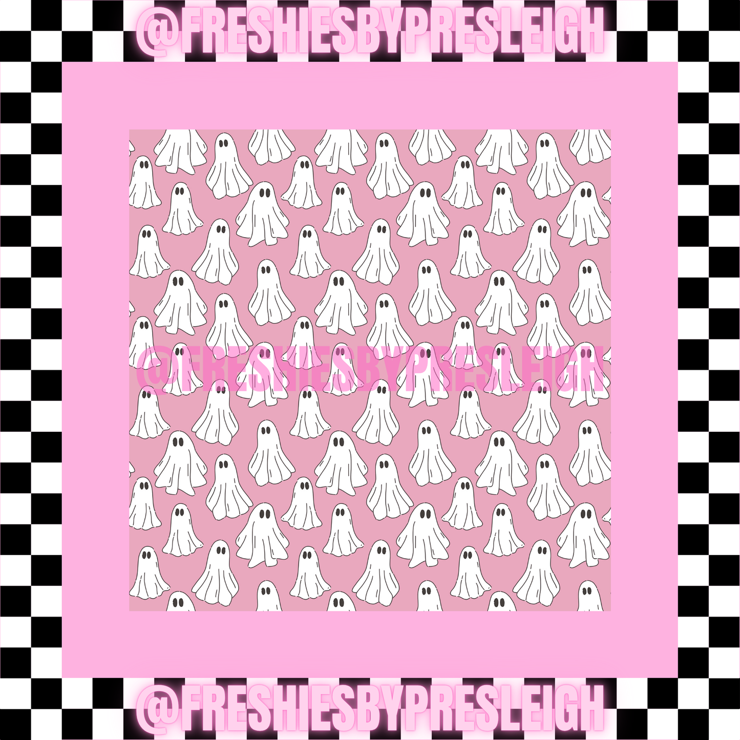 Fall Ghost (Square) Freshie Card Stock