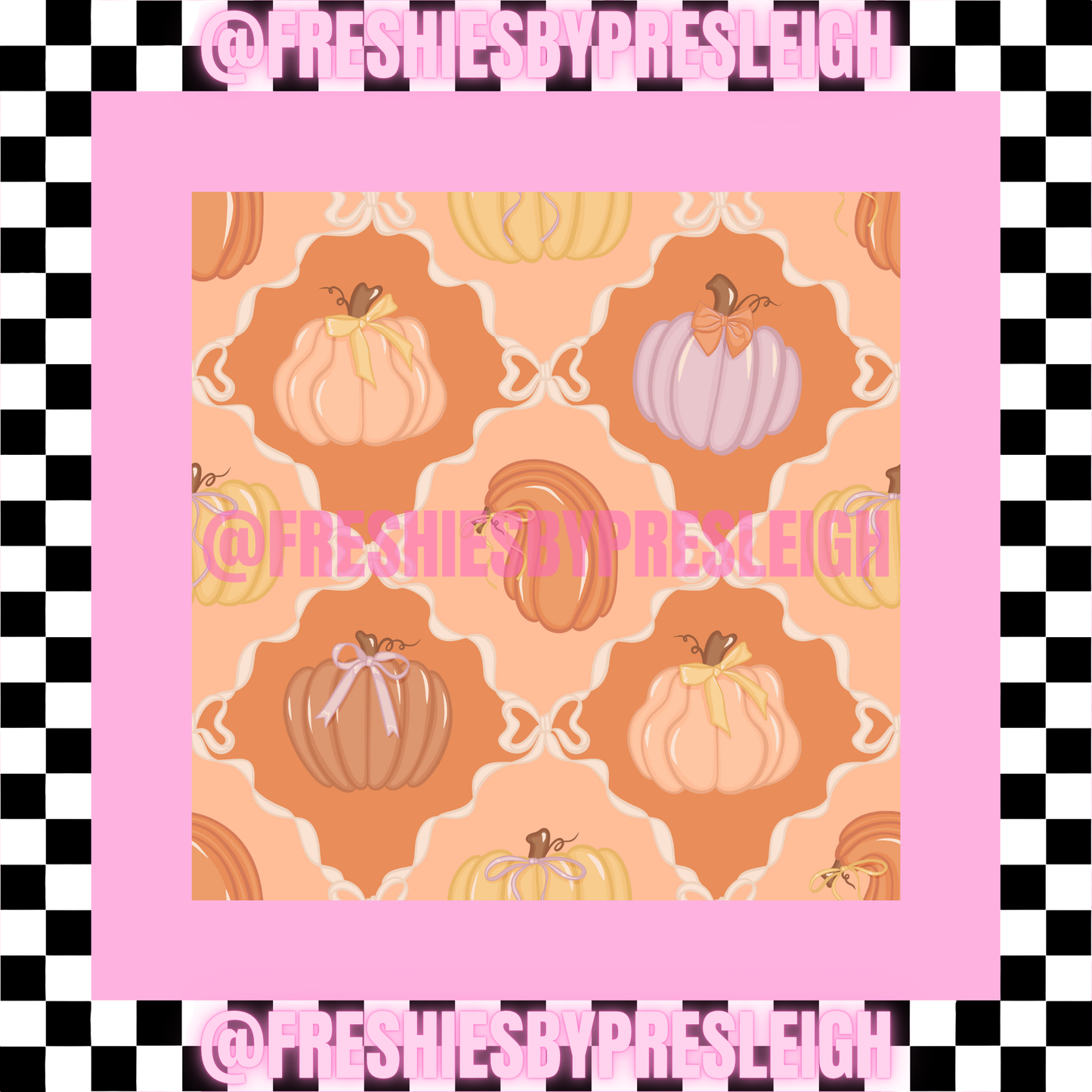 Fall Vintage (Square) Freshie Card Stock